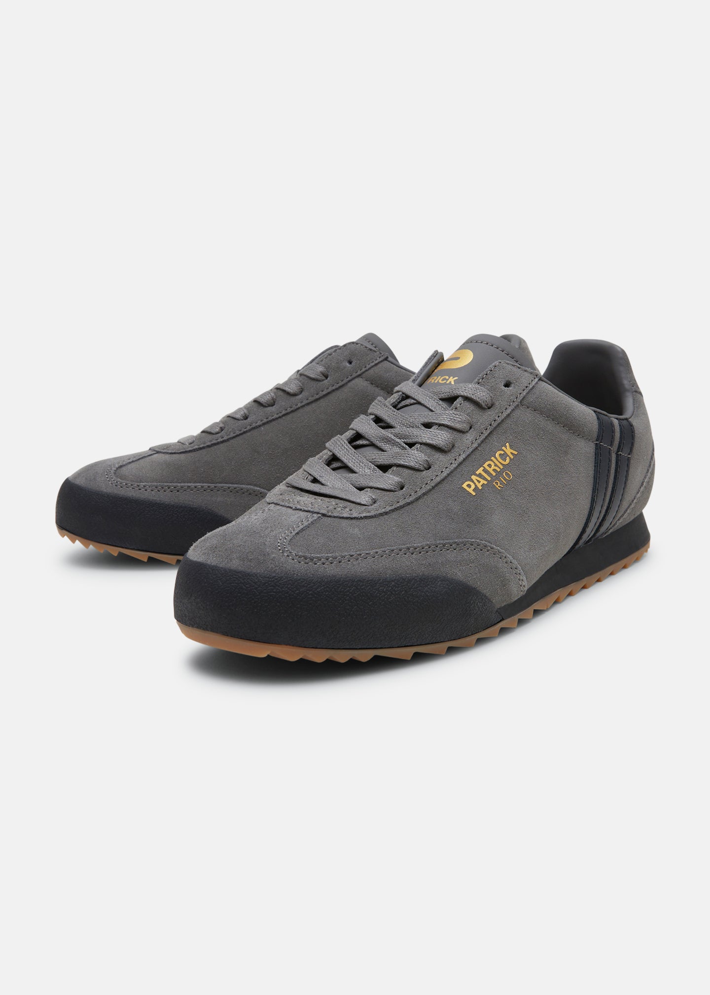 Patrick Rio Trainer - Charcoal/Black - Front