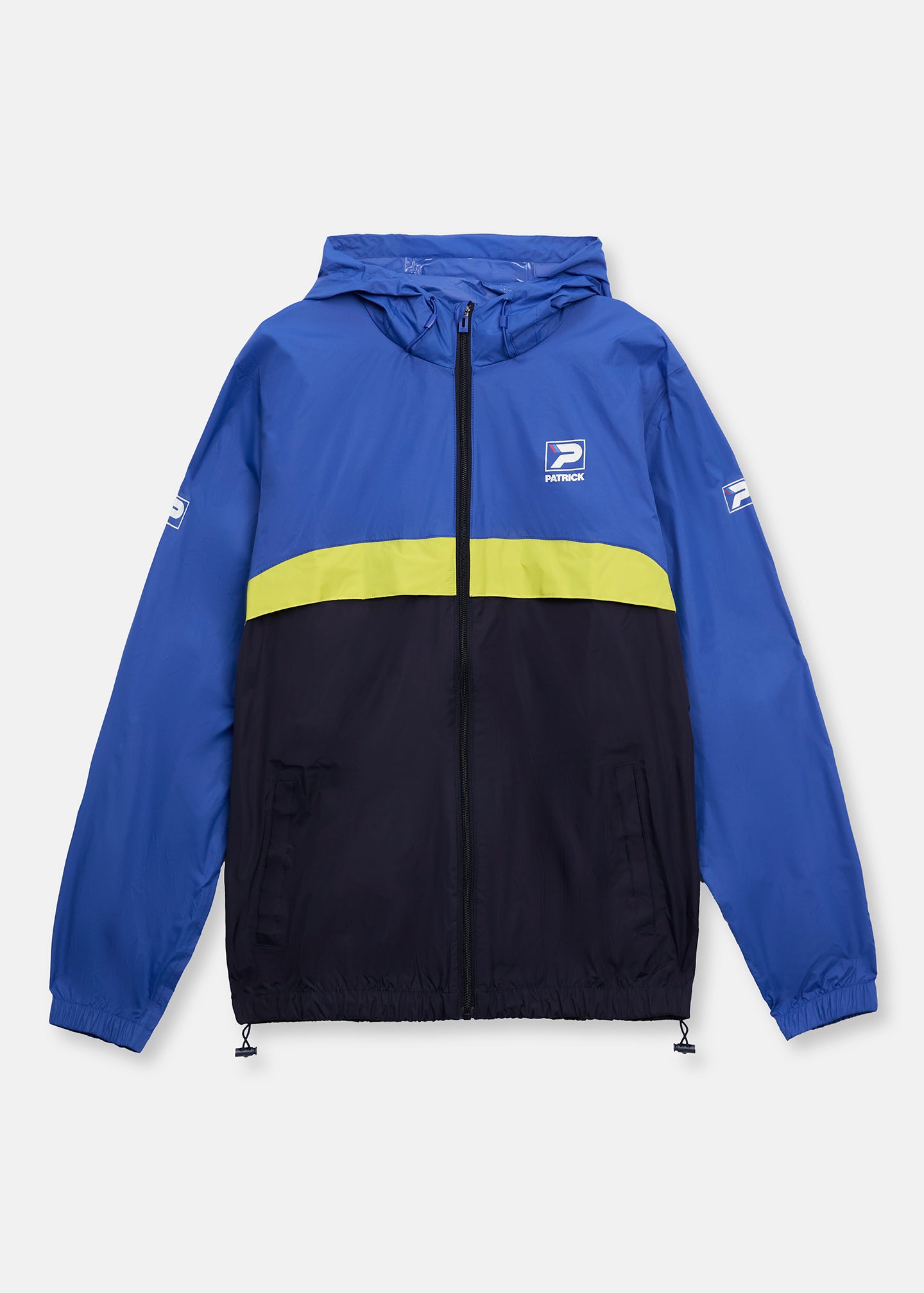 Cagoule Windbreaker - Navy/Lime