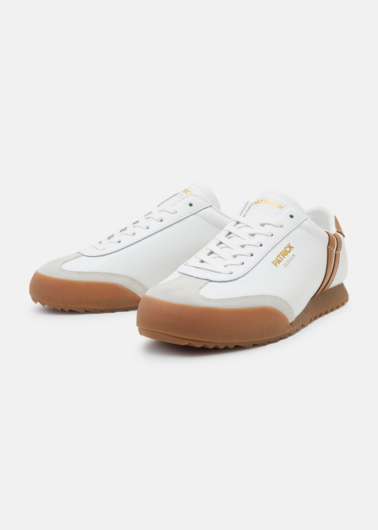 Patrick Bergan Trainer-White Tan-Front