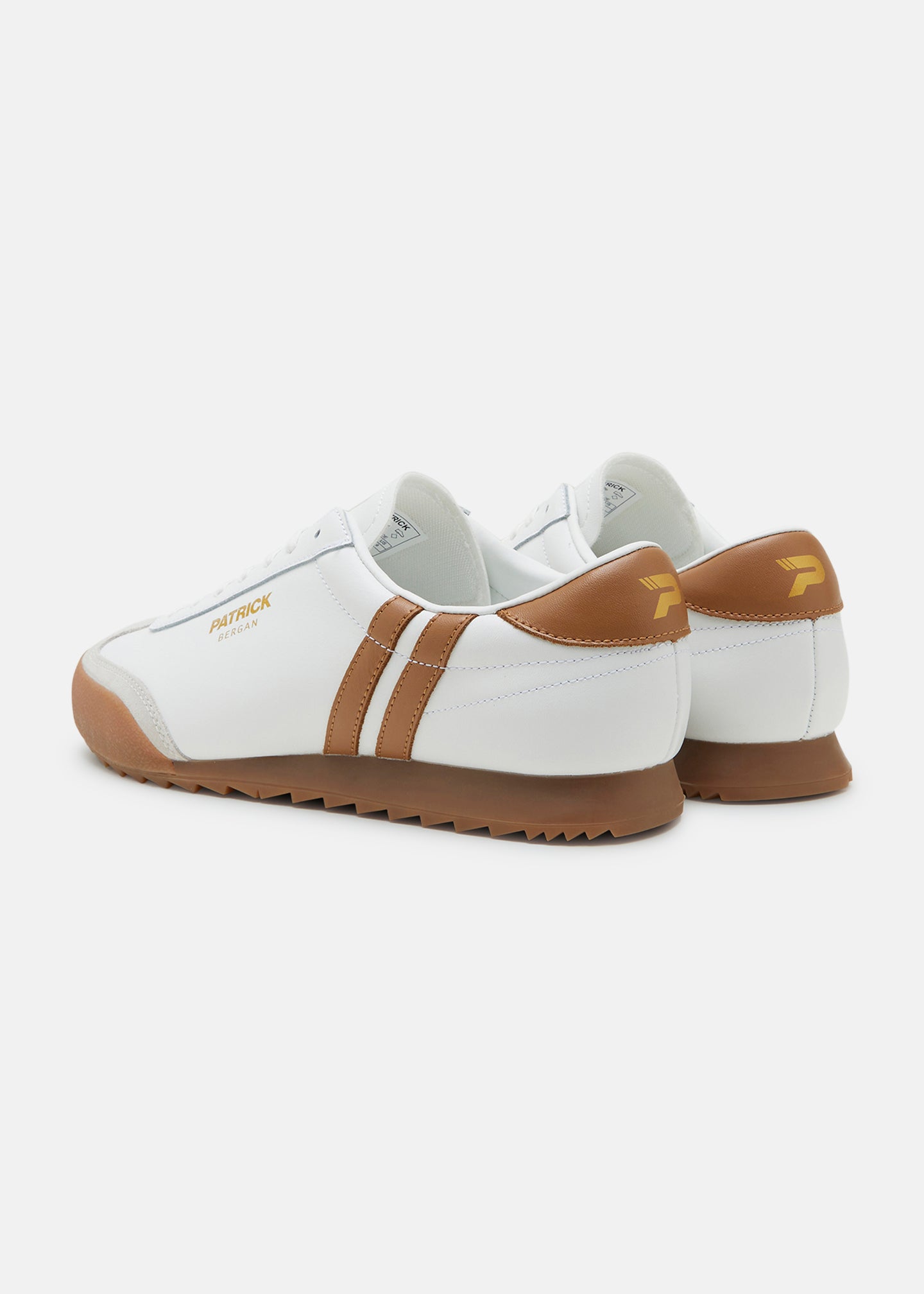 Patrick Bergan Trainer-White Tan-Back