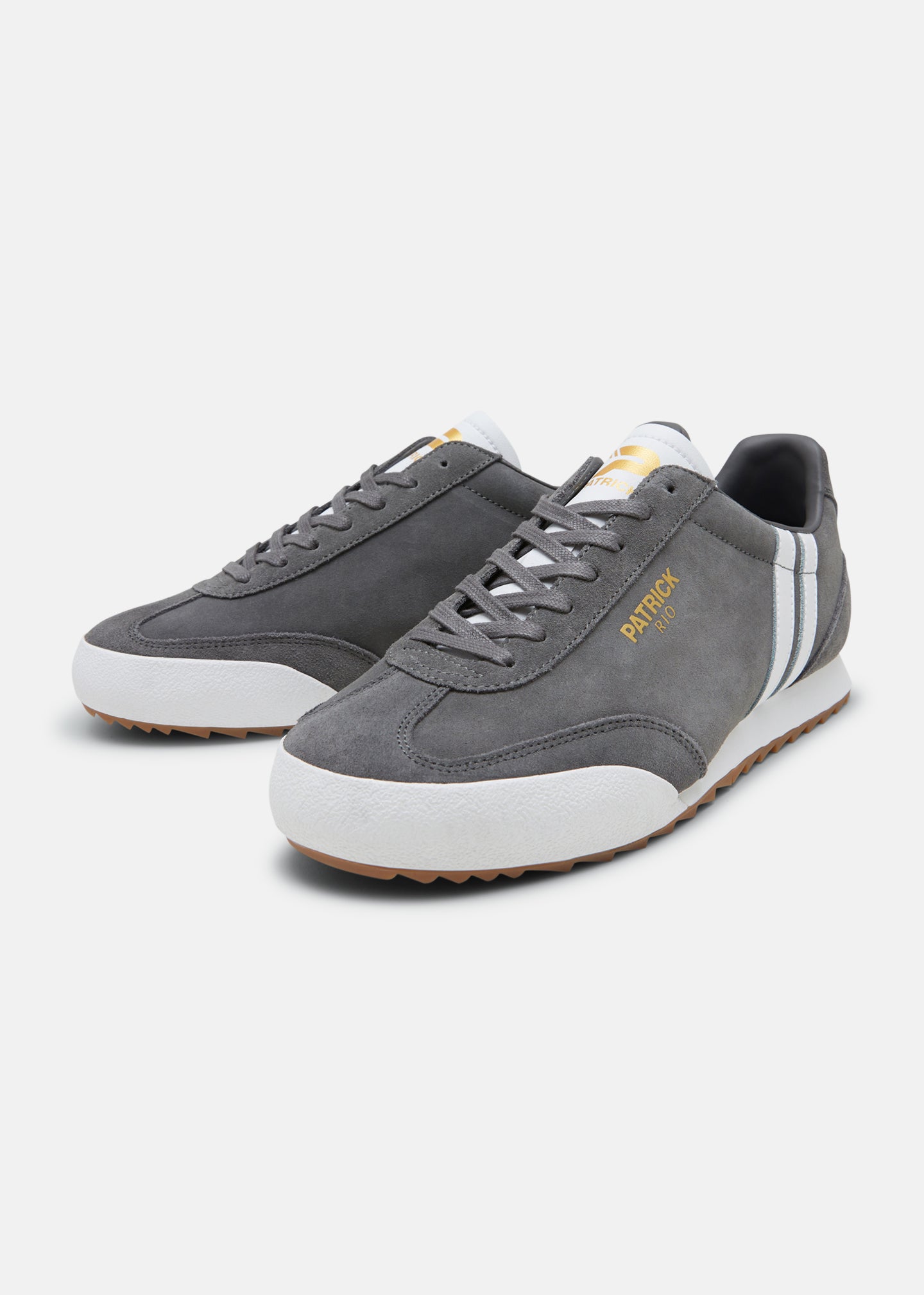 Patrick Rio Trainer - Charcoal/White - Front