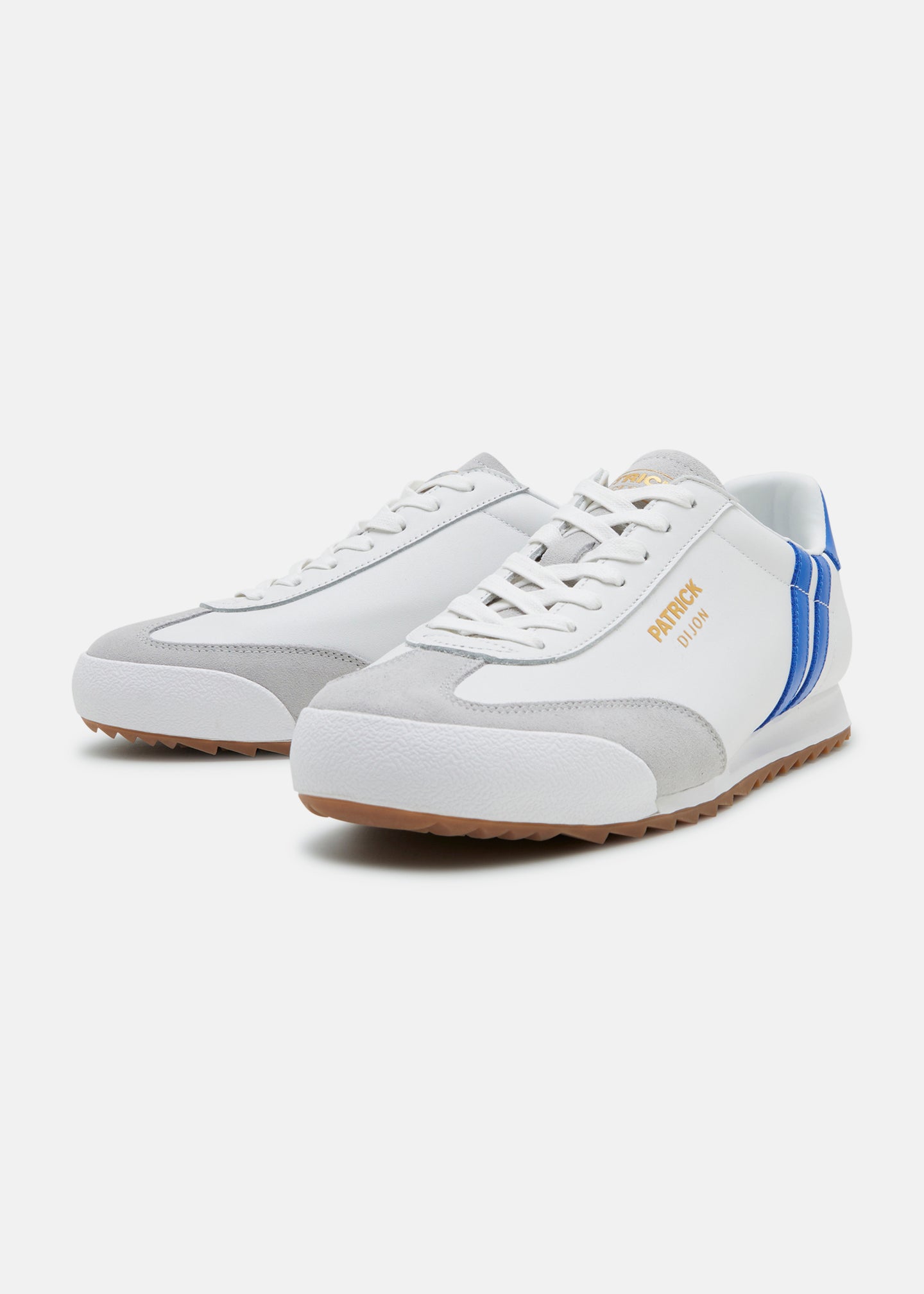 Patrick Dijon Trainer-White Royal Blue-Front