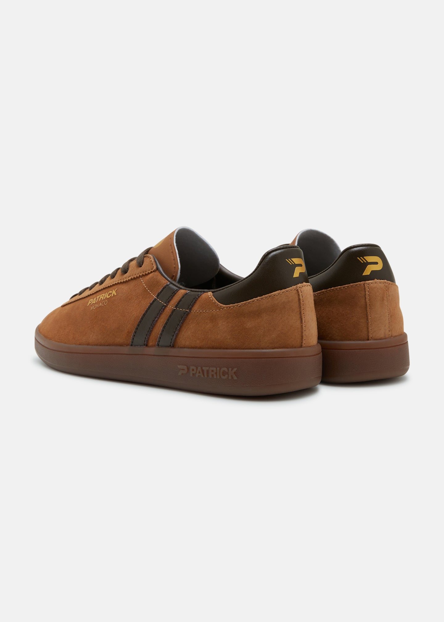 Patrick Monaco Trainer-Brown Dark Brown-Back