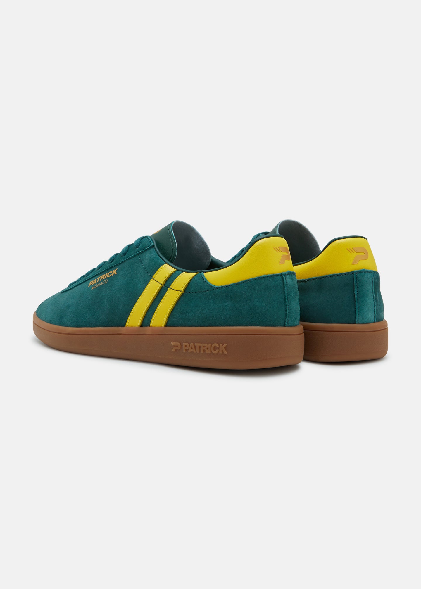 Patrick Monaco Trainer-Green Yellow-Back