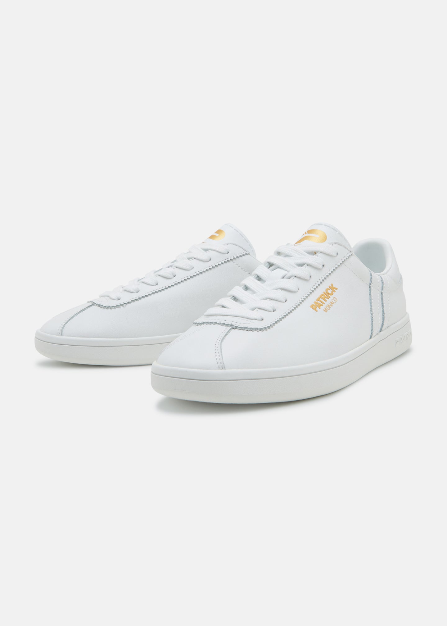 Patrick Monaco Trainer-White-Front