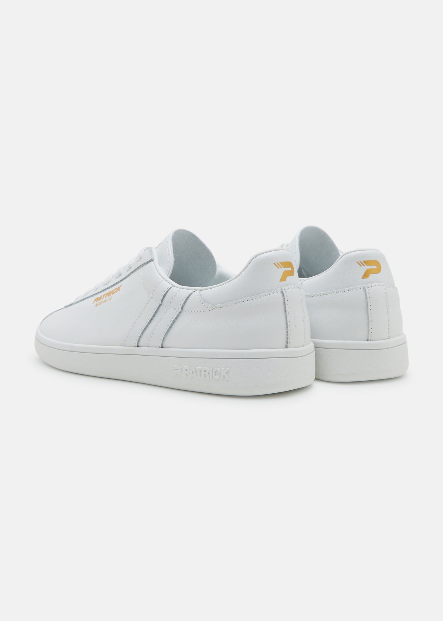 Patrick Monaco Trainer-White-Back