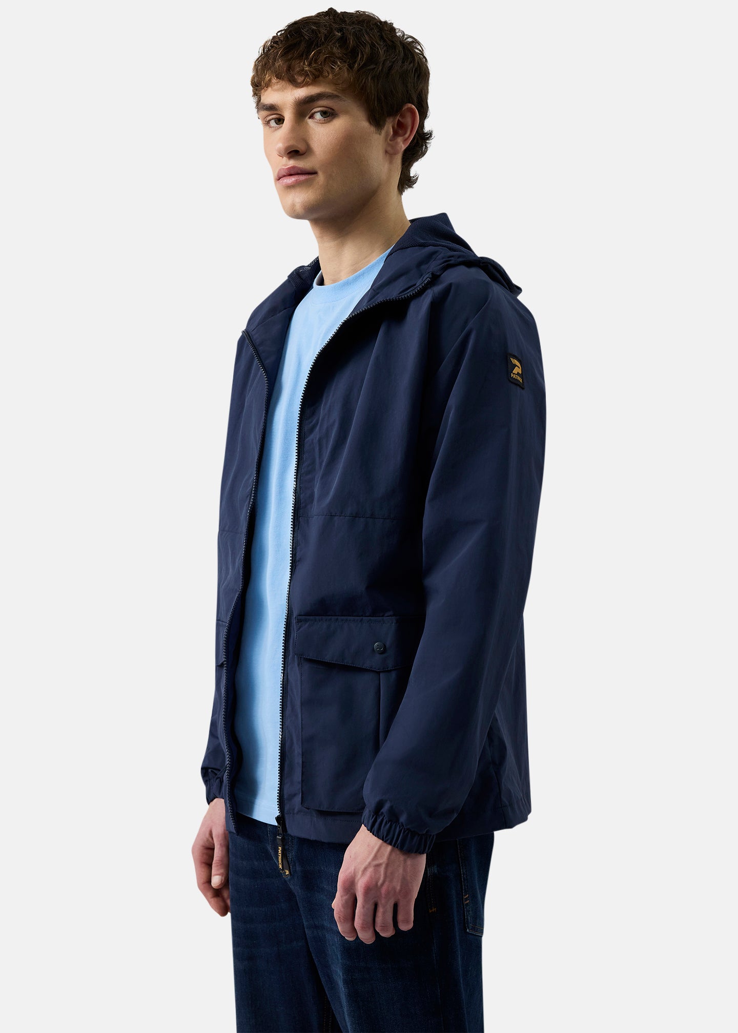 Patrick Chapman Jacket-Navy-Front